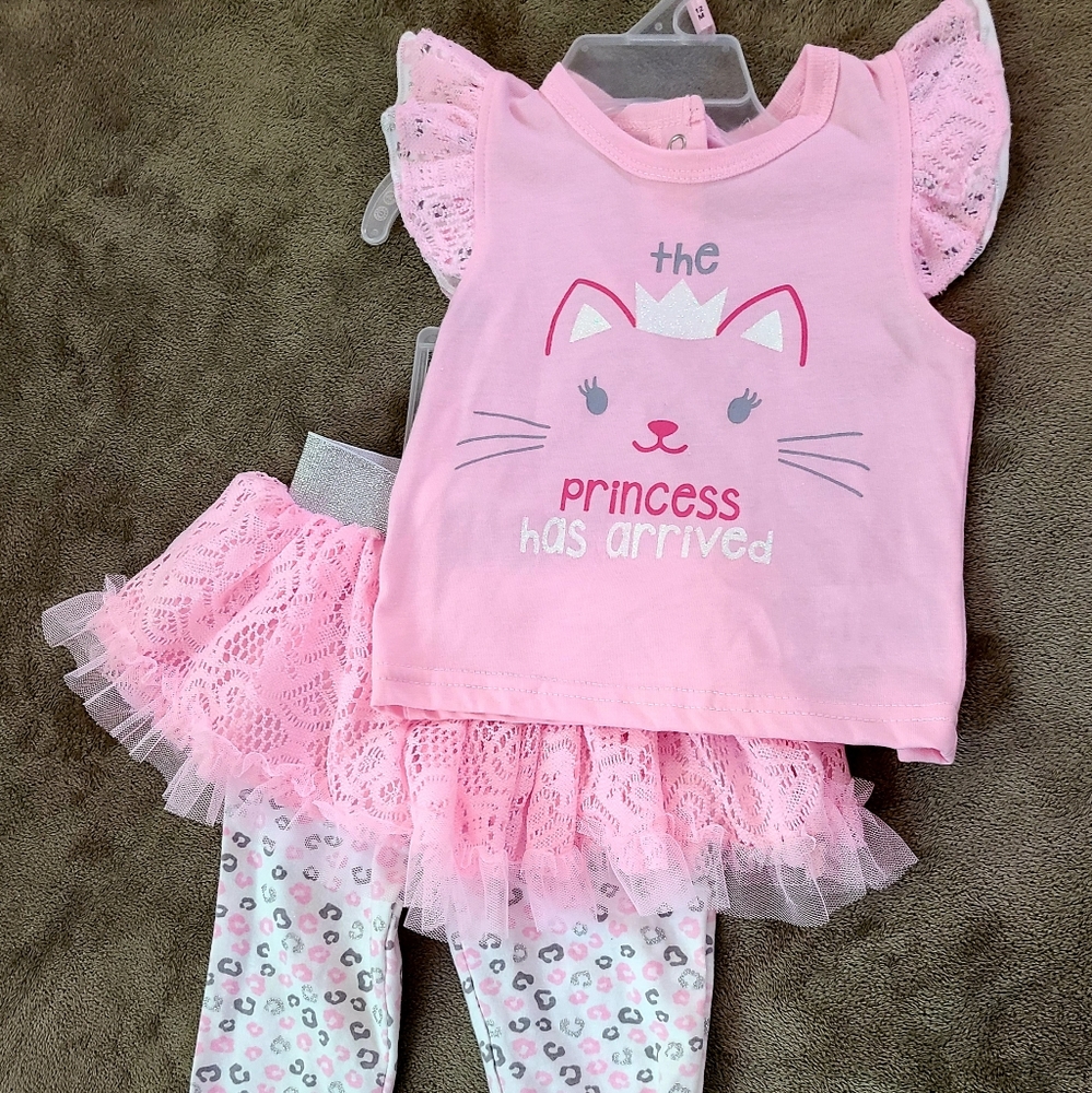 NEW Girl's 12 Month Princess Kitty Outfit